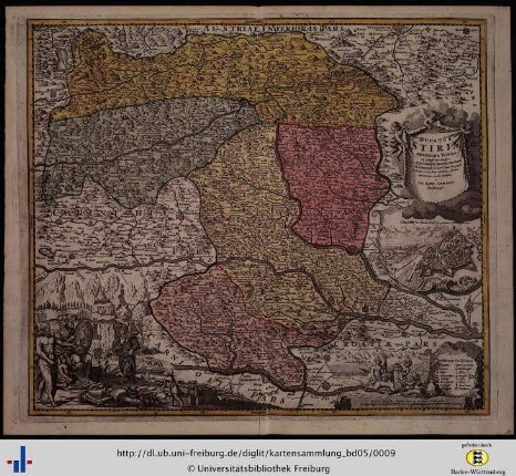 Ducatus Stiriae novissima tabula