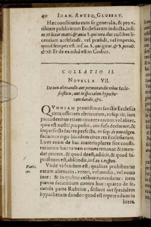Collatio II. Novella VII. - XIII.