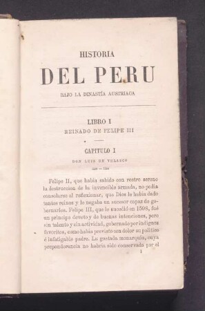 Libro I Reinado de Felipe III