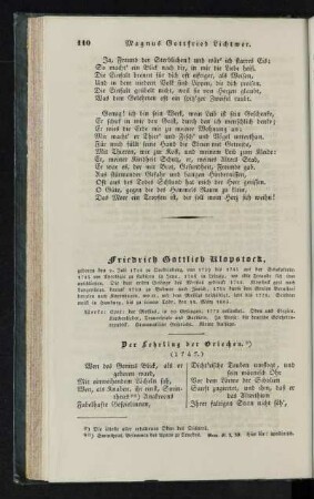 Friedrich Gottlieb Klopstock