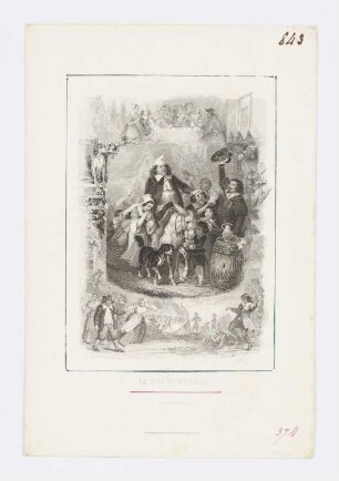 Le roi d’Yvetot, aus: Pierre Jean de Béranger, "Chansons de Béranger", Paris 1847