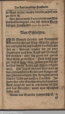 Von Schlachten