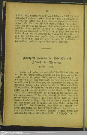 Markgraf Heinrich der Erlauchte und Albtrecht der Anartige