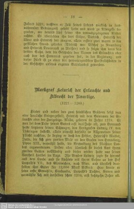 Markgraf Heinrich der Erlauchte und Albtrecht der Anartige