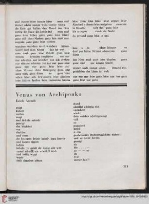 Venus von Archipenko