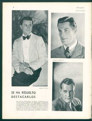 Se ha resuelto destacarlos - Robert Young, Kane Richmond, Charles Starrett