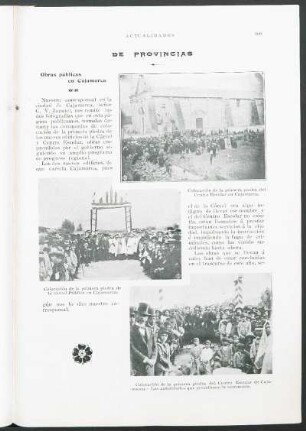 De Provincias - Obras públicas en Cajamarca