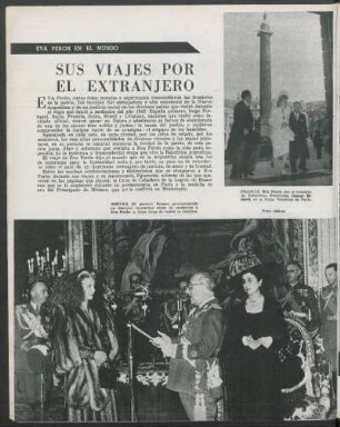 Eva Perón en el mundo