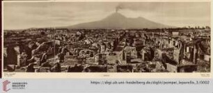 Pompei – Veduta generale. – Vue generale. – General View. – Totalansicht.