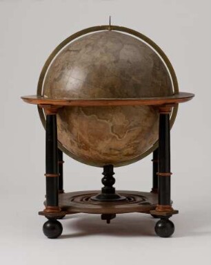Himmels- und Erdglobus aus der Werkstatt Willem Janszoon Blaeus, um 1640