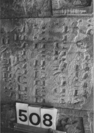 Grabstein 508 (Detailaufnahme)