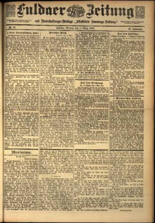 Ausgabe vom Montag, den 05. März 1900.
