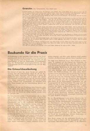 Die Entwurfsbearbeitung