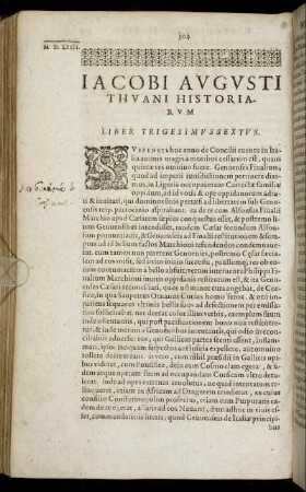 Liber Trigesimus Sextus.