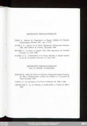 Références Bibliographiques