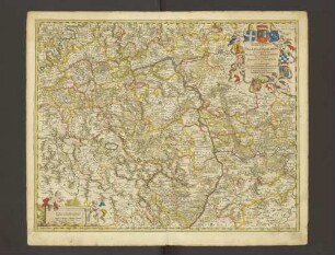 Electoratus et Palatinatus Rheni Episcopatuum Spirensis et Wormacensis Ducatuum Bipontii et Simmerae et Comitatuum Sponheimensis Veldensis Leiningensis Bircofeldensis et Rhenograviorum etc Nova Tabula