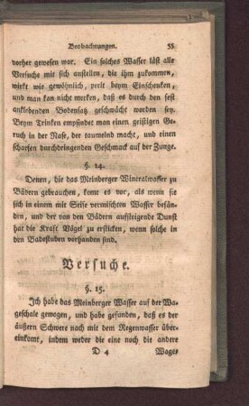 Versuche