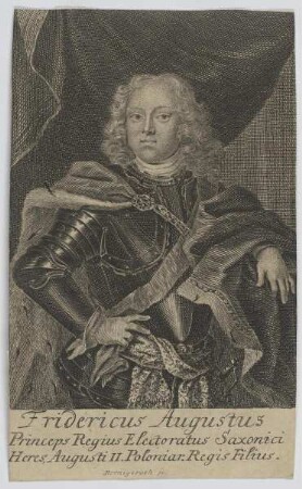 Bildnis des Fridericus Augustus III. von Polen