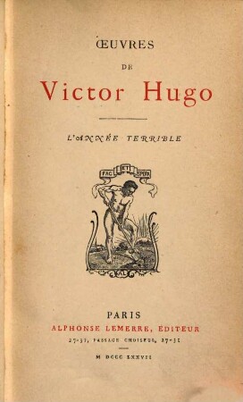 Oeuvres de Victor Hugo. 10