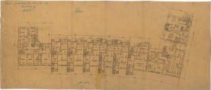 Fischer, Theodor; München - Laim; Wohnsiedlung Terraingesellschaft Neu-Westend - Baublock II (Grundriss EG)