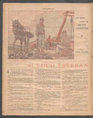 El loco Esteban : Los cuentos gauchos de Mundo Argentino