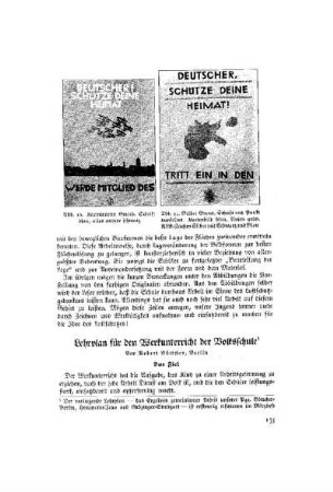 Lehrplan für den Werkunterricht der Volksschule