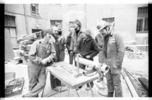 Kleinbildnegativ: Subbotnik-Aktion zugunsten Nikaraguas, 1983