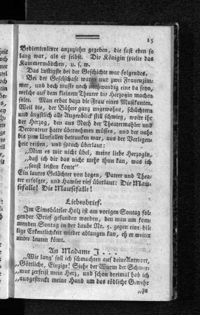 Liebesbrief.