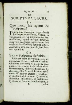 De Scriptura sacra.