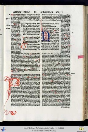 Epistula I ad Timotheum.