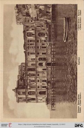 Napoli – Palazzo Donn’Anna. – Palais « Donn’Anna ». – « Donn’Anna » Palace. – « Donn’Anna » Palast.