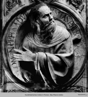 Portaldekoration der Cappella della Madonna : Salomo