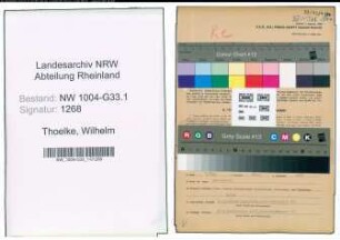 Entnazifizierung Wilhelm Thoelke , geb. 14.08.1889 (Studiendirektor)