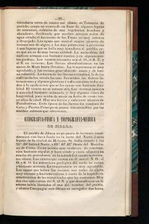 Geografía física y topografía-médica de Jibara.