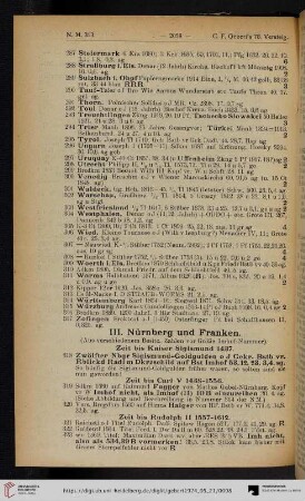 III. Nürnberg und Franken (Nr. 318-417)