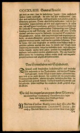 XIX. Von Spinnstuben und Scheidabend.