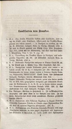 Verzeichniß von bambergischen topographisch-historischen Abbildungen in Holzschnitt, Kupferstich, Lithographie &c. mit historisch-artistisch-literarischen Notizen