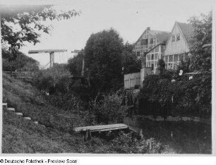Steinkirchen, Elbmarschen, Zugbrücke über Lüne