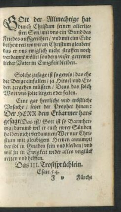 Das III. Trostsprüchlein.