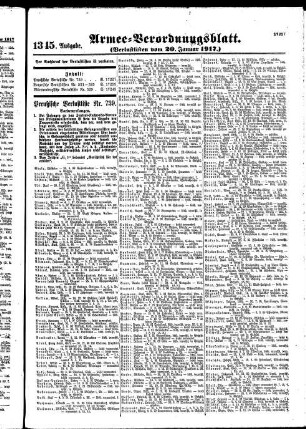 1345.Ausgabe. Samstag, 20. Januar 1917