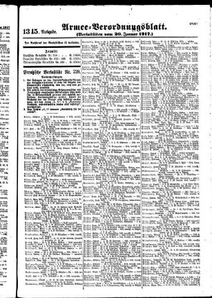 1345.Ausgabe. Samstag, 20. Januar 1917