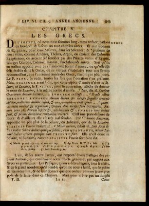 Chapitre V. Les Grecs