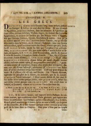 Chapitre V. Les Grecs