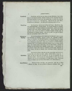 Reisekarte von München nach Burghausen und Brauna, 1:110000, Kupferstich, um 1800 : Chaussée Von München Nach Burghausen Und Braunau. - [Ca. 1:110.000]. - [München : Joseph Lentner, um 1800]. - 1 Kt. : Kupferst., 14 x 19 cm. - Mit Beschreibung