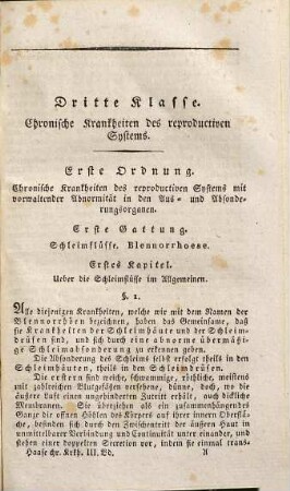Über die Erkenntniß und Cur der chronischen Krankheiten des menschlichen Organismus, 3,1