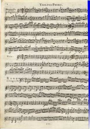 Tre trios : pour violino primo, violino secondo e violoncello ; Op. 2