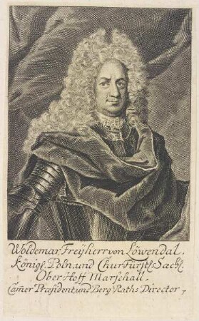 Bildnis des Woldemar Freyherr von Löwendal