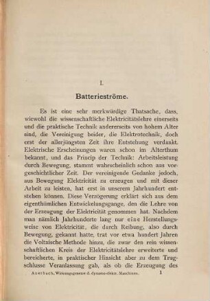 Die Wirkungsgesetze der dynamo-elektrischen Maschinen