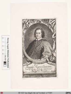 Bildnis Angelo Maria (Taufn.: Geronimo) Querini (Quirini)