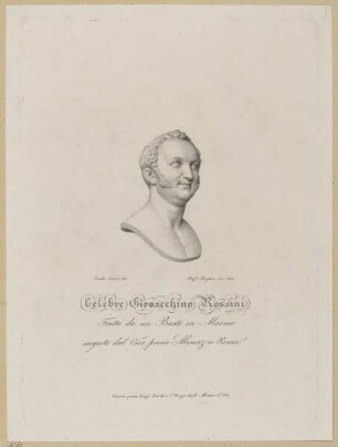 Bildnis des Giovacchino Rossini